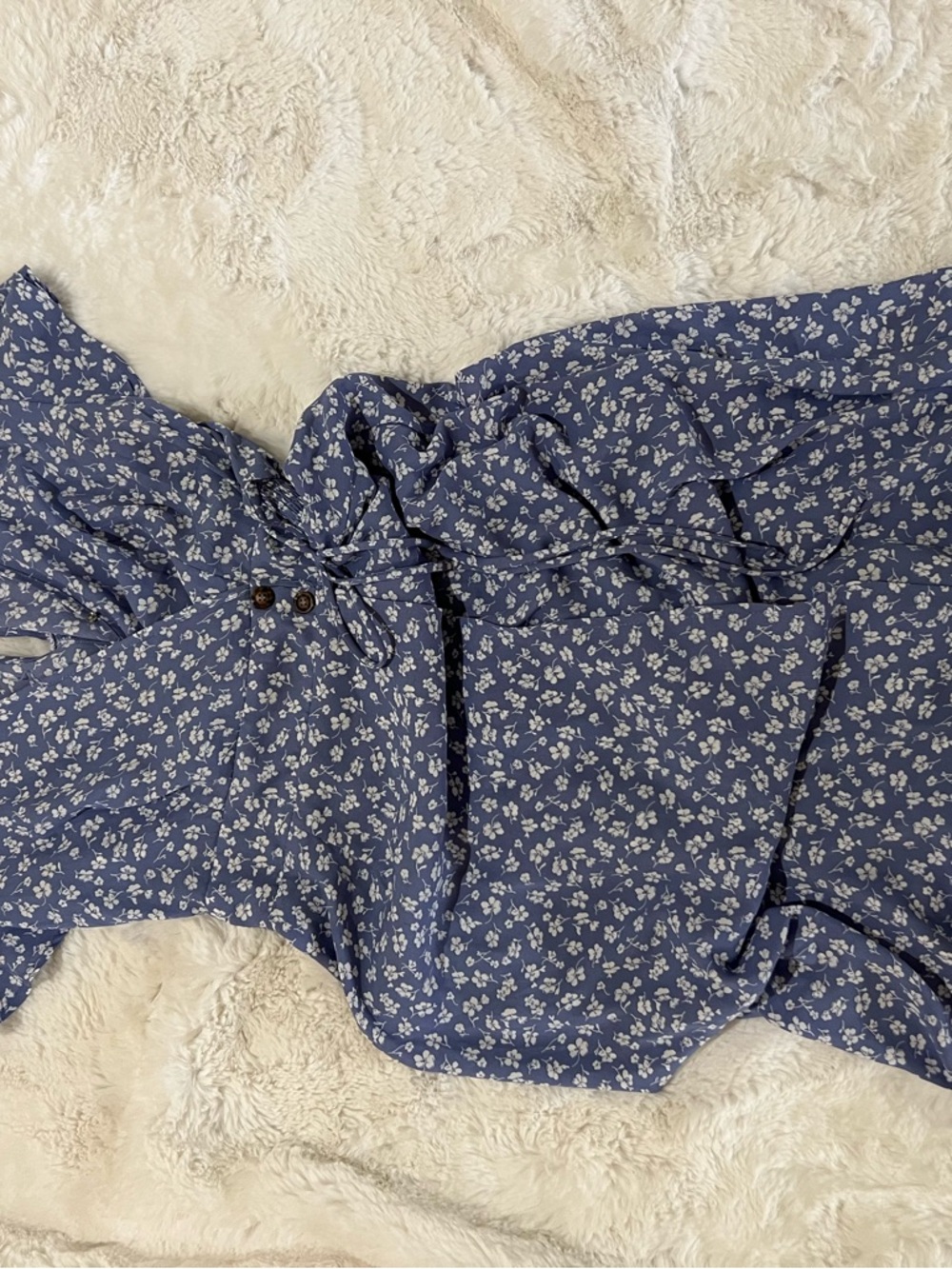 Sienna Sky periwinkle, Floral Midi Dress - Picture 2 of 5